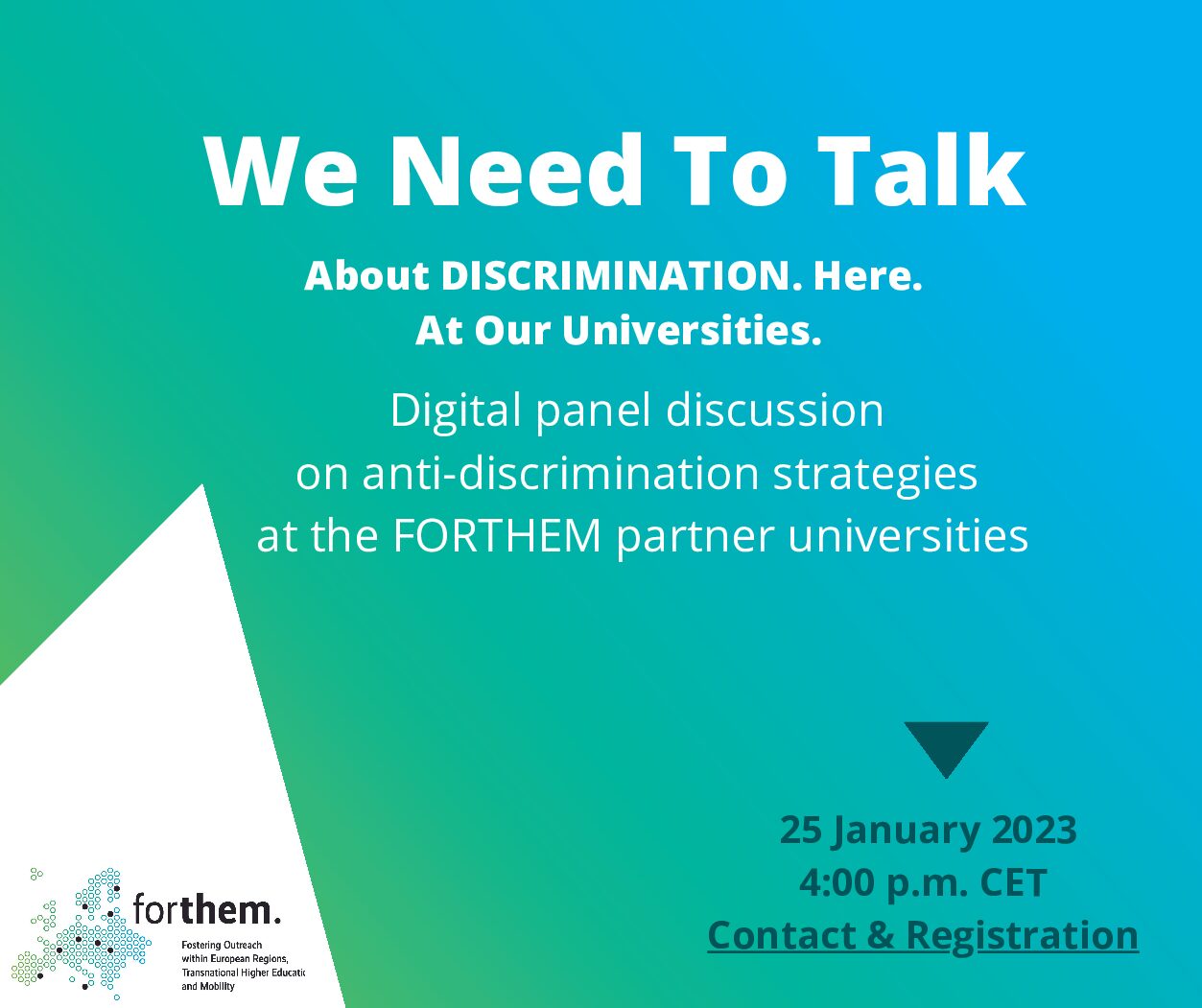 We Need To Talk About DISCRIMINATION. Here. At Our Universities